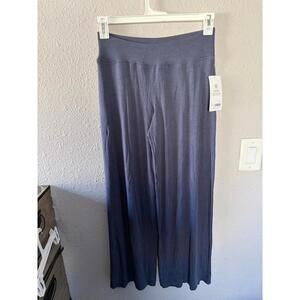 NWT Athleta Well Rested Rib Sleep Wide Leg Pant size S. $54 retail. 96% Modal Ba